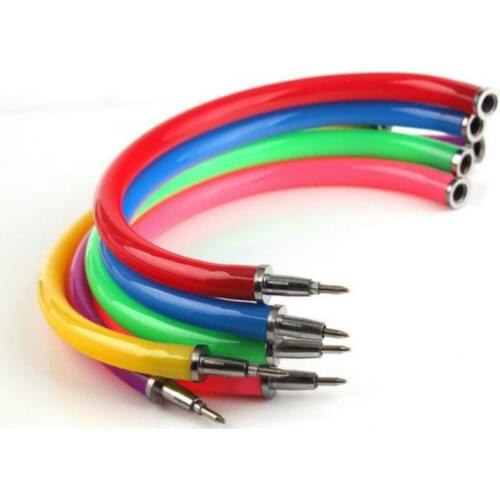 1PCS/Sell) Bracelet Pen Ballpoint Pens Stationery Ballpen Stylus Pen Touch Pen Oily Black Refill 0.7 mm