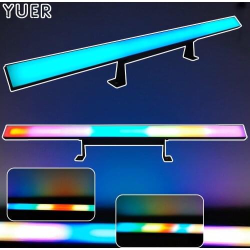 2Pcs/Lot RGB 3IN1 Wall Washer LED Pixel Tube Dmx Bar Light individual control Pixel Stage light Party Club Dj Disco Lighting