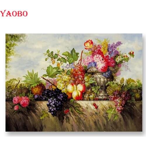Diy Diamond Painting Still life Fruit Diamond Mosaic Sale Cross Stitch Diamond Embroidery Full Display 5D Home Decor