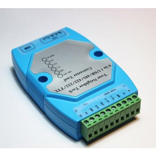 Basic type 6 in 1 serial port COM port brush download module USB/485/422/232/TTL mutual conversion