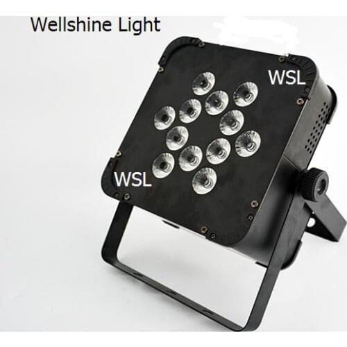 Free Shipping 4pcs/lot Professional Stage Lighting Rechargeable Wireless Dmx Battery Powered Par 12*10w 4 in 1
