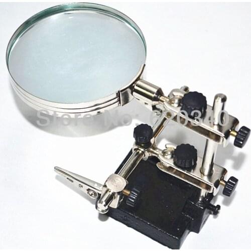 Free Shipping Electric iron welding auxiliary tool magnifying glass iron frame used for iphone motherboard welding