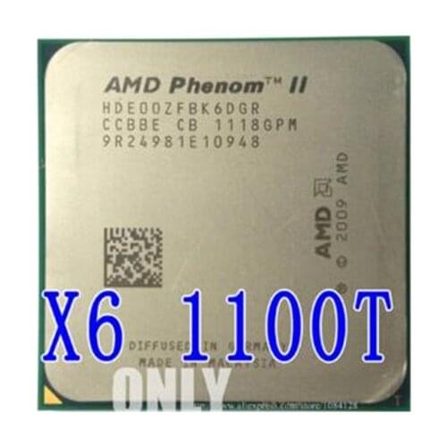 Free shipping original AMD Phenom II X6 1100T CPU/Black Edition/HDE00ZFBK6DGR/E0/unlocked