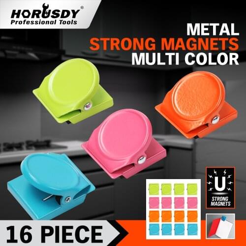 2020-SEDY 16PC Colorful Magnetic Fridge Clips Magnet Wall Office Memo Note Message Holder