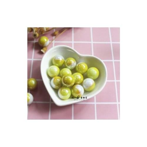 A11 15MM Childrens game machine pinball machine glass ball fishbowl flower pot decoration color wave package mail solid color