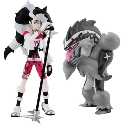 Bandai Genuine CANDY TOY Pokemon Scale world Galar Region Piers Obstagoon NEZU&TACHIFUSAGUMA Anime Action Figures Model Toys