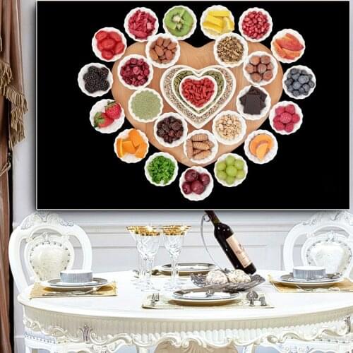 Fruit and Vegetable Kitchen Canvas Painting Cuadros Scandinavian Posters and Prints Wall Art Food Picture Living Room Home Decor