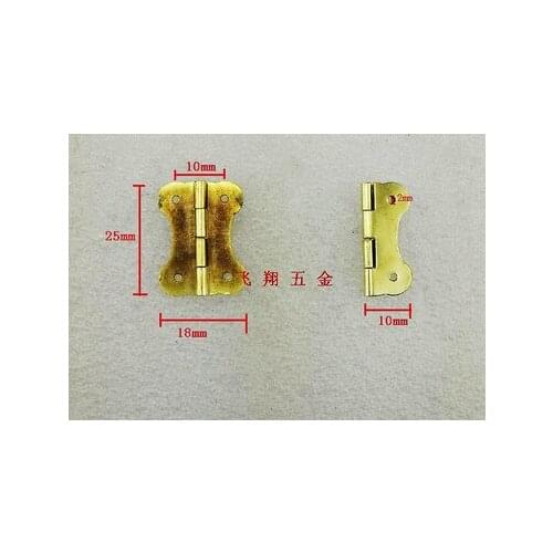 Hardware supplies antique golden hinges for gifts &jewelry wooden box hinges 25mm*18mm