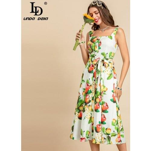 Летние платья больших размеров LD LINDA DELLA China At AliExpress