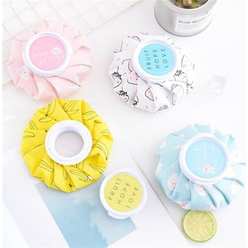 Cartoon Hot Water Bottle Bag Dual Use Summer Ice Bag Reusable Knee Head Leg Relief Pain Ice Bag Hand Warmer Household Items