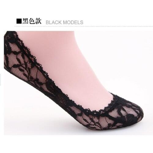 Cheap 2019 new Women Socks Crystal ladies cheap cotton short lace sock for femal cute invisible sock sexy young girls tube socks