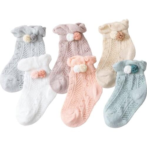 2021 New summer baby childrens socks girls casual socks