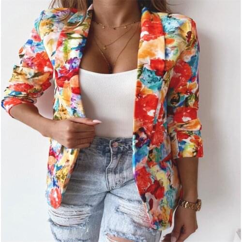 New tide yellow newspaper print short jackets for women full sleeve tops high street fashion slim jackets MDF0679