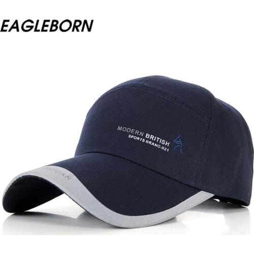 2020 Wholesale Baseball Logo Embroidery Baseball Cap for men women Long Lengthen Visor Brand Casquette Snapback Hat gorras