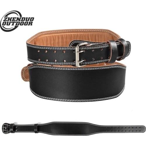 Fitness squat waist support weightlifting weightlifting workout belt protective equipment for men /women belt PU leather
