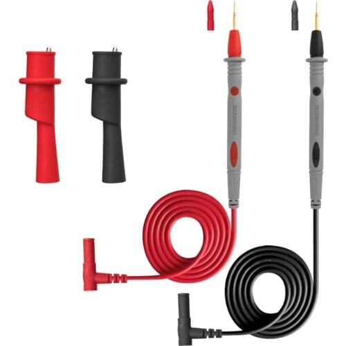 PT1032 1000V 20A Silicon Wire Pen Cable Test Lead Probe with Crocodile Clip Thin Tip Needle Multimeter Test Pen