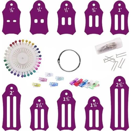 ROLLY Sasher Collection Tool Set Kostenlose Pinning Clips DIY Tool Set for Jelly Roll Rugs Bags Quilts Place Mats Runners 2