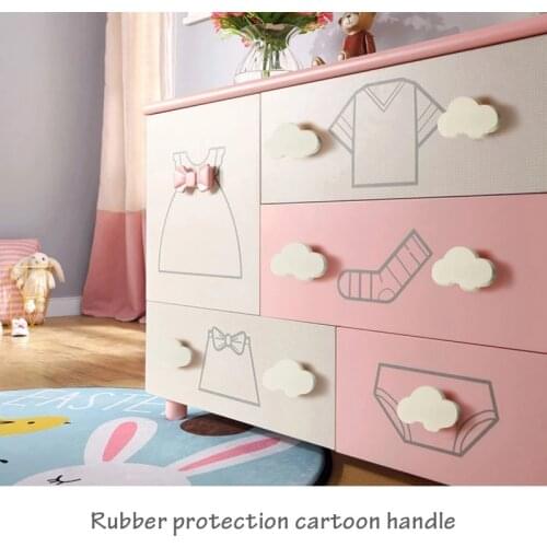 HJY Kids Room Cabinet Knobs Handles Drawer Cute PVC Star Moon Cloud Knob Cupboard Pull Rubber Children Kitchen Furniture L014