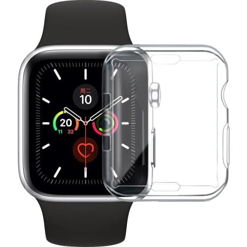 Screen Protector For Apple Watch 6 Case 44MM 40MM Full TPU Bumper iWatch Cover 42mm 38MM Accessories For iWatch Series 5 4 3 2 1