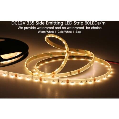 [Seven Neon]5m Ultra Bright 5mm/8mm 335 SMD 60leds/m White/Warm white/Blue/Green/Red IP30/IP65/IP67 LED Strip For Car Home Light