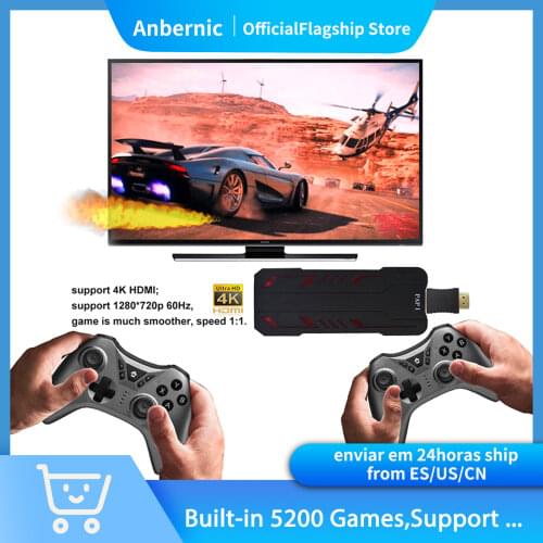 ANBERNIC XGame PS1 Video Game Console 64Bit 4K TV Output 600 Games 2 Gamepad HD Game Retro Video Game Player