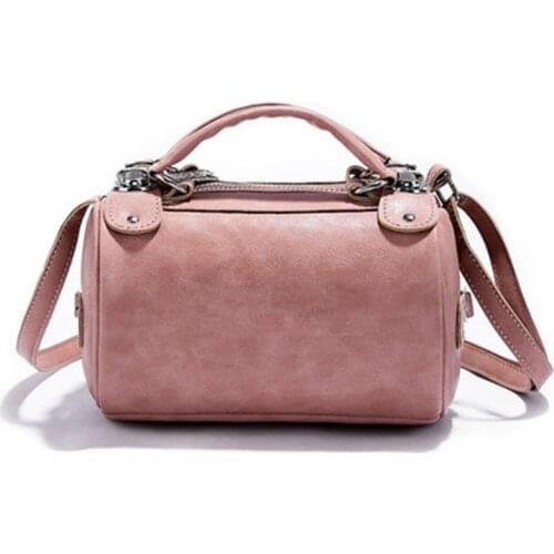 Small bag female 2019 new leather handbag 2019 Messenger bag shoulder bag cylindrical bag