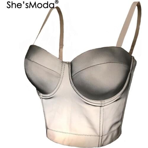 ShesModa Fluorescence Bralet Womens Bustier Bra Night Club Party Cropped Top Vest Plus Size