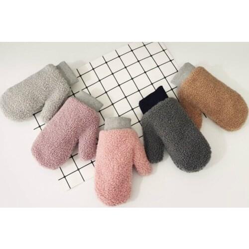 2018 Winter Warm Gloves for Women Cashmere Knitted Gloves Female Thick Thermal Guantes Double Layer Ladies DIY Mittens