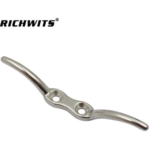 1PC 316 Stainless Steel Boat Mooring Anchor Rope Cleats 112mm 151mm SS 316 Accessories Marine Boat Stainless Cleat Rope
