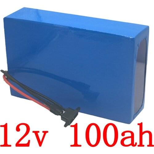 12V 100Ah Lithium battery 12V 100AH electric bicycle battery 12V 100ah Lithium ion battery with 12.6V 10A charger free duty