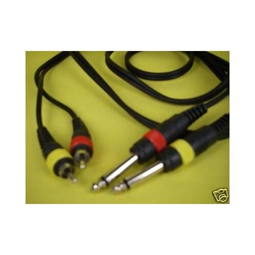 20 RCA to 1/4" TS Audio Studio Snake Patch Cable RCA4