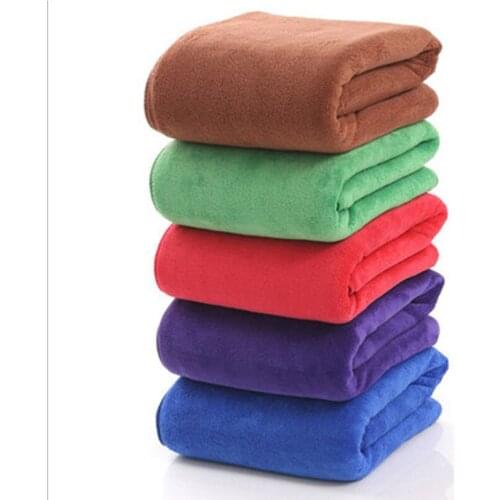 5pcs 40X60cm Microfiber Car Wash Towel Soft Cleaning Auto Car Care Detailing Cloths Wash Towel Duster Thick Car Washing Tools