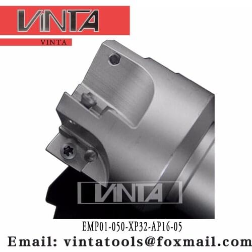 Free shipping EMP01-050-XP32-AP16-05 Indexable milling cutter Mached carbide insert APKT160408