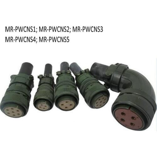 Free Shipping Aviation Plug Connector MR-PWCNS1(MS3106B22-23S) MR-PWCNS2/S3/S4/S5 for Mitsubishi MR-J2 Servo Motor