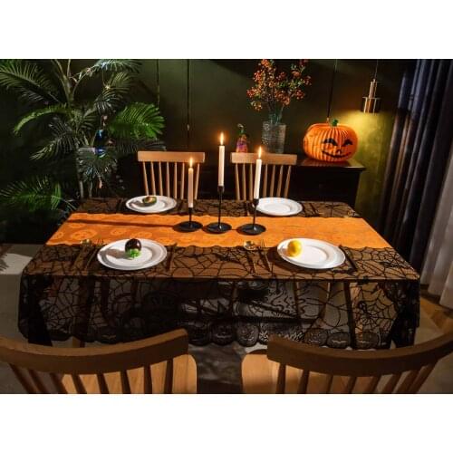 Croker Horse Lace Tablecloths On The Table