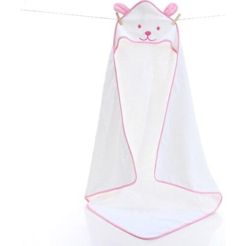 Cartoon Baby Bath Towel Newborn Hooded Baby Towel Cotton Receiving Blanket Animal Baby Towel Bathrobe Wrap Cloak