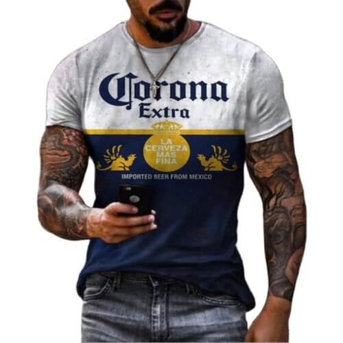 2021 Summer TEXACO Retro Style Casual 3d T-Shirt Street Fashion Men Monogram Printed Short-Sleeved Loose Oversized T-Shirt