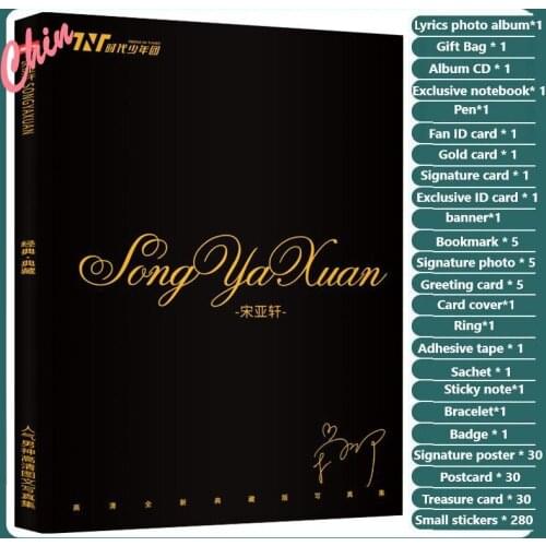 Teens In Times TNT Song Yaxuan Photobook Set Shi Dai Shao Nian Tuan Album CD Poster Bookmark Sticker Key-chain