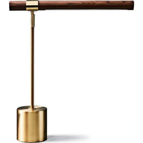 Nordic Post Modern Minimalist Plated Gold Iron Desk Lamp for Living Room Bedroom Bedside Light Study Book Lights LED Home Decor