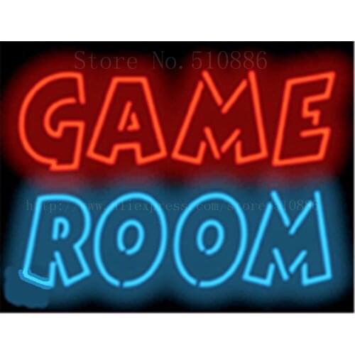 17*14" Game Room NEON SIGN REAL GLASS BEER BAR PUB LIGHT SIGNS store display Restaurant Shop occasional home Advertising Lights