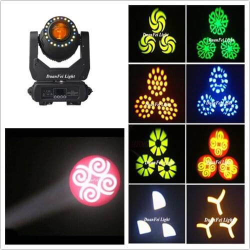 2019 NEW Super Beam LED Spot 200W Moving Head lyre gobos With 3 prism rgb 3in1 led round dj colorful lights