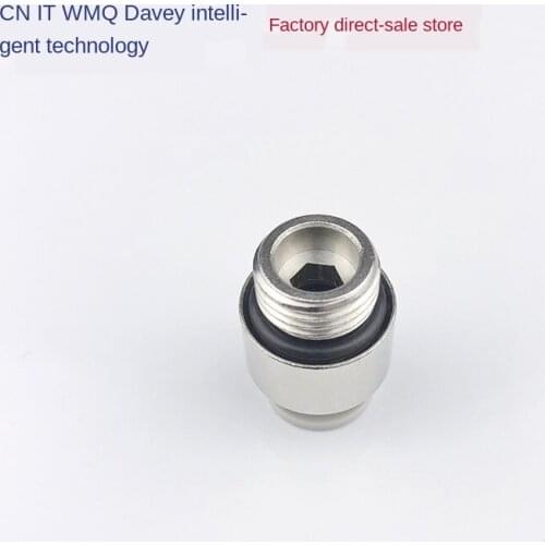 POC-G round G Thread Straight-through Hexagon Socket Quick Plug Quick Pneumatic Tube Joint with Seal Ring Customized 04-M8