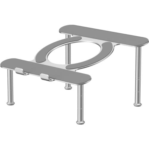 New Laptop Stand Detachable Notebook Holder Bracket Aluminum Height Adjustable Cooling Laptop Support For 10-17.3 inch Notebook