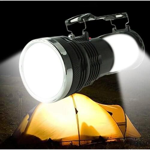 Portable Lantern LED Solar Powered Camping Tent Light Outdoor Collapsible Lamp Rechargeable Flashlight Torch for Camping Hiking