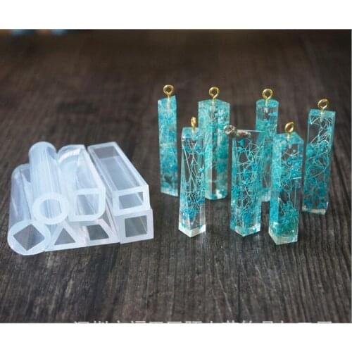 Transparent Liquid silicone mold DIY resin jewelry pendant necklace pendant lanugo mold resin molds for jewelry Free shipping