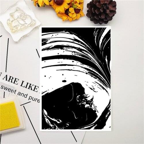 11*16CM Waterfall Transparent Clear Stamps / Silicone Seals Roller Stamp For DIY Scrapbooking Photo Album/Card Making