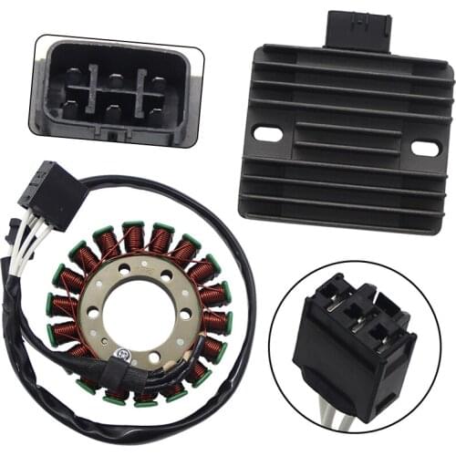 Motorcycle Voltage Regulator Rectifier+Ignition Magneto Stator Coil For Kawasaki ZR800 Z800 ZR1000 Z1000 21066-0705 21066-0720