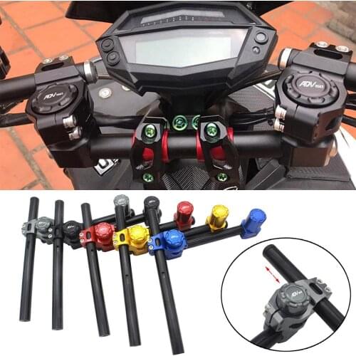 22mm Motorcycle Grips Handle Bar Steering Wheel Strengthen Adjustable Cross Bar Motorcycle Handlebar For Honda ADV150 2019 2020