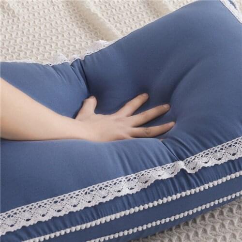 SHANHAO hot-melt shaped pillow core water washable pillow machine washable breathable help sleeping cervical spondylosis 48X74