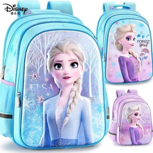 Disney School Bags For Girls Princess Primary school backpacks orthopedic schoolbag Frozen Elsa backpack mochila infantil